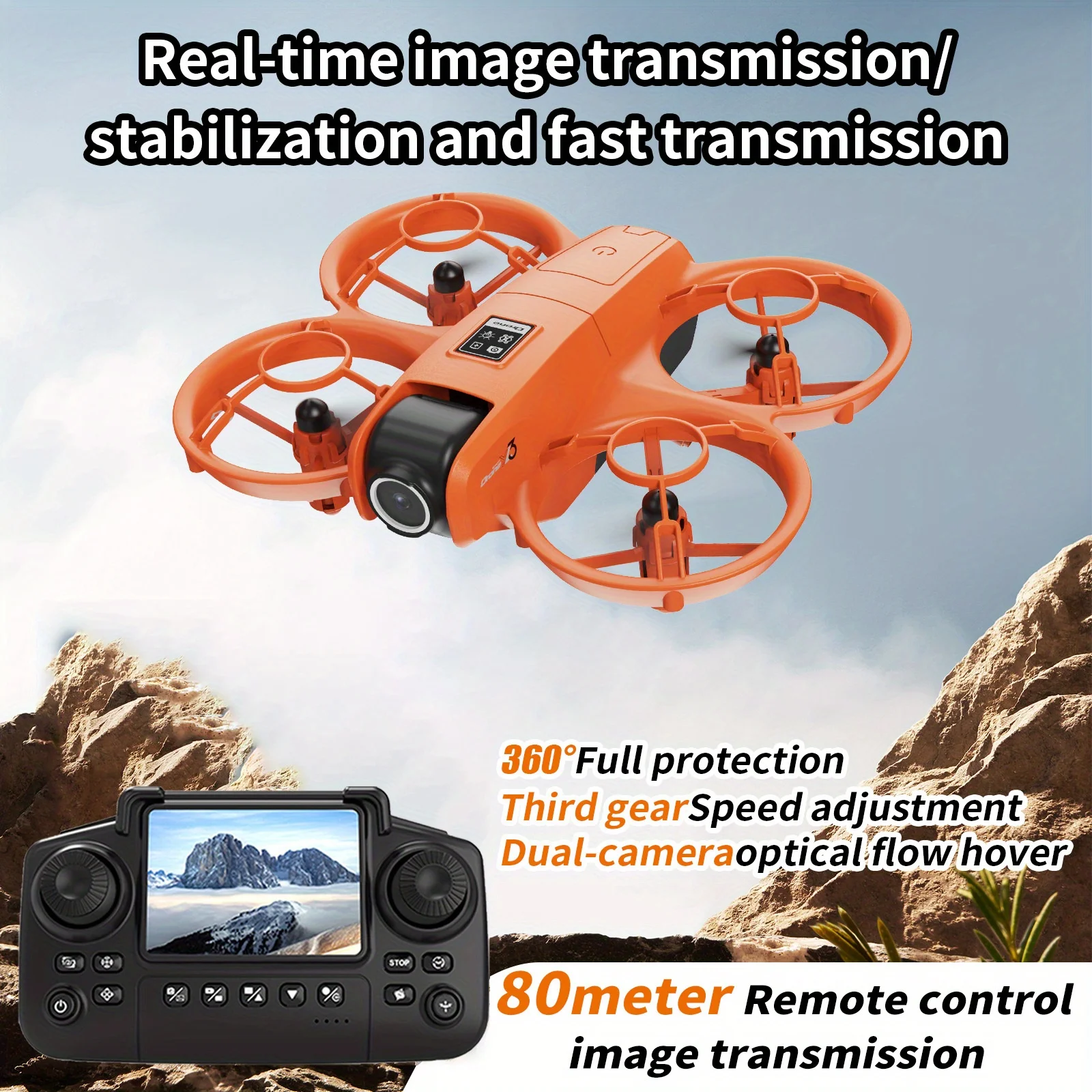 Fpv Drone Charger - YL3 折りたたみ式旅行用ドローン、HDデュアル手ブレ補正カメラ、ジェスチャー操作、光学フローによるホバリング、ワンキー帰還、FPV伝送機能搭載