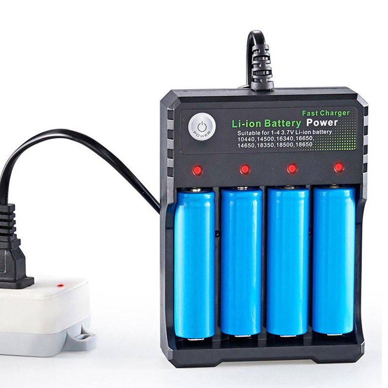 4 スロット 18650 充電器 3.7V リチウムイオンバ - Fpv Drone Charger のレビューと価格