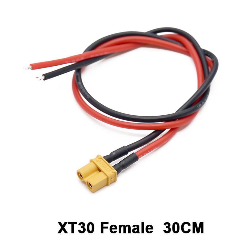 XT30 ピグテールプラグ オスおよびメスコネクタ 100m - Fpv Drone Charger のレビューと価格